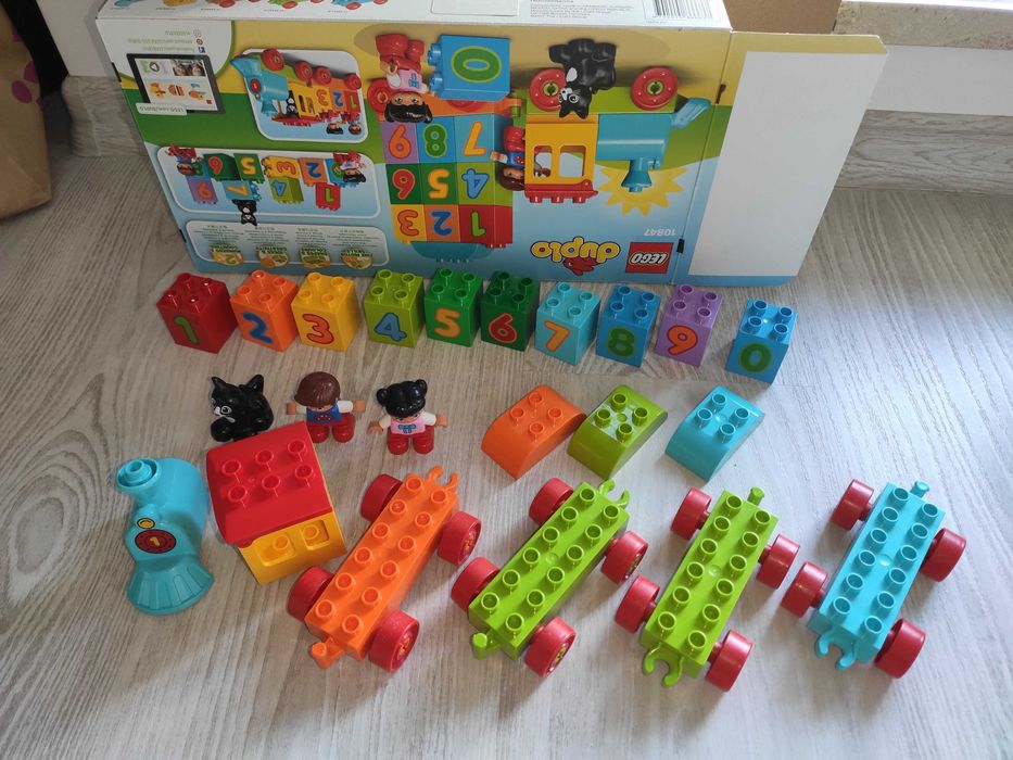 LEGO DUPLO 10847 Pociąg cyferki ciuchcia kolejka