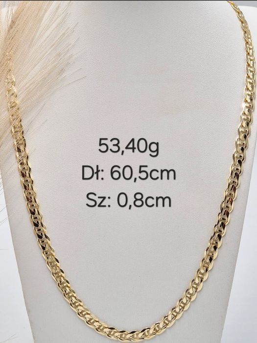 Złoty łańcuszek gucci 585 14k NOWY