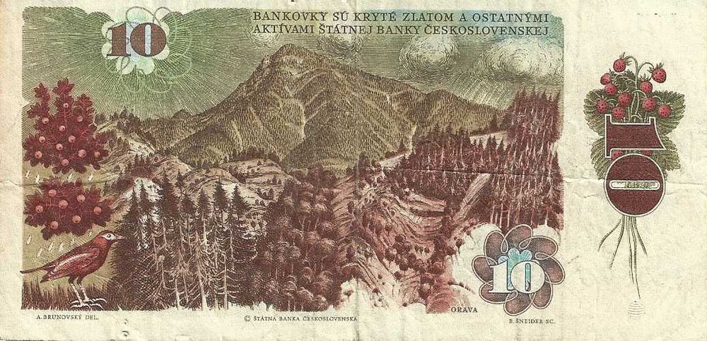 Notas antigas - Checoslováquia