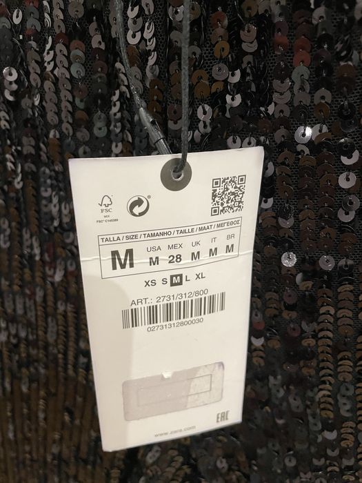 Штани (брюки) з паєтками Zara