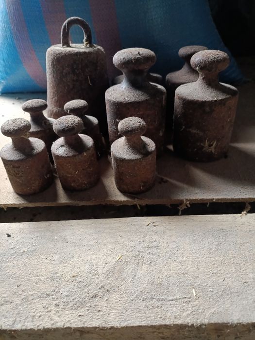 Odważniki do wagi PRL