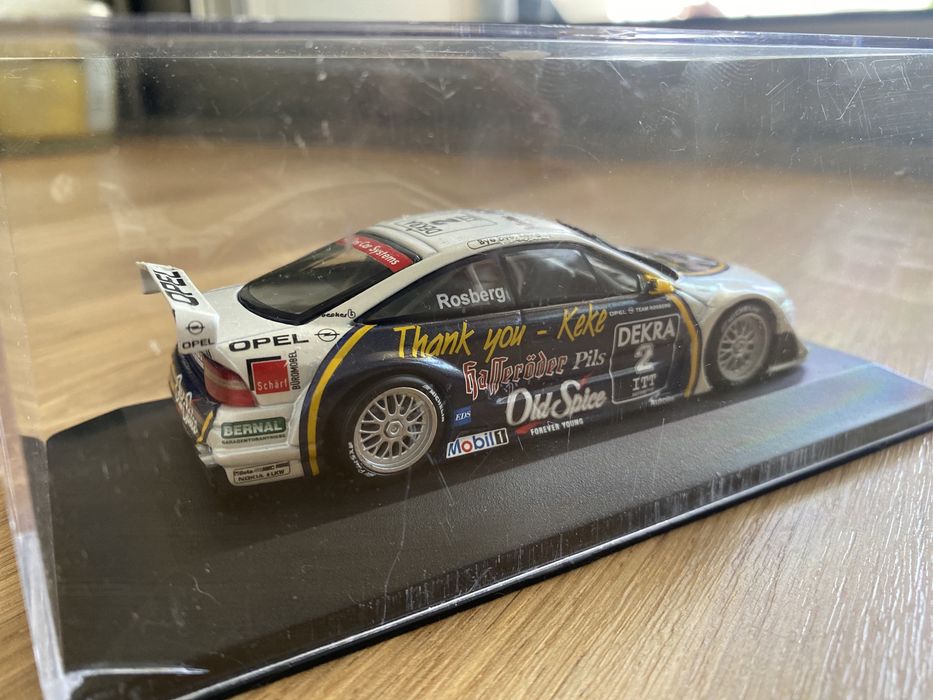 Opel Calibra DTM 1995- K. Rosberg ( esc. 1/43 ) Minichamps c/ defeito