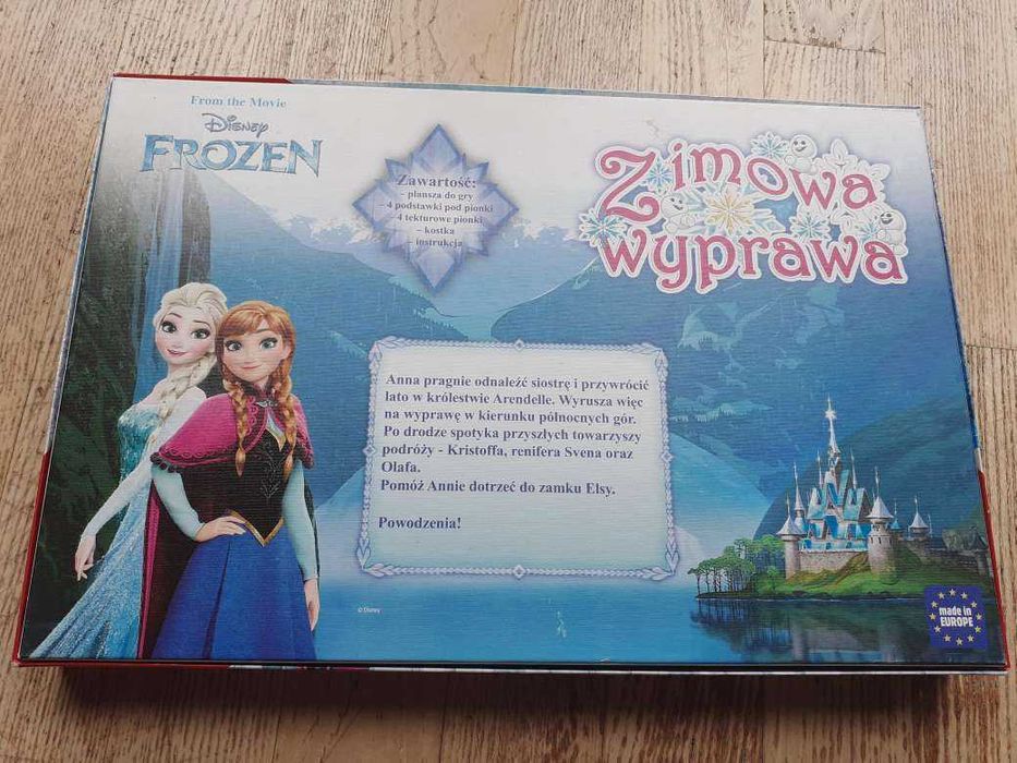 Zimowa wyprawa Anna Elsa FROZEN gra planszowa TREFL