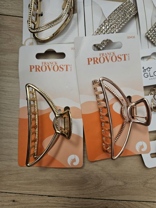 Spinki klamry do włosów metalowe