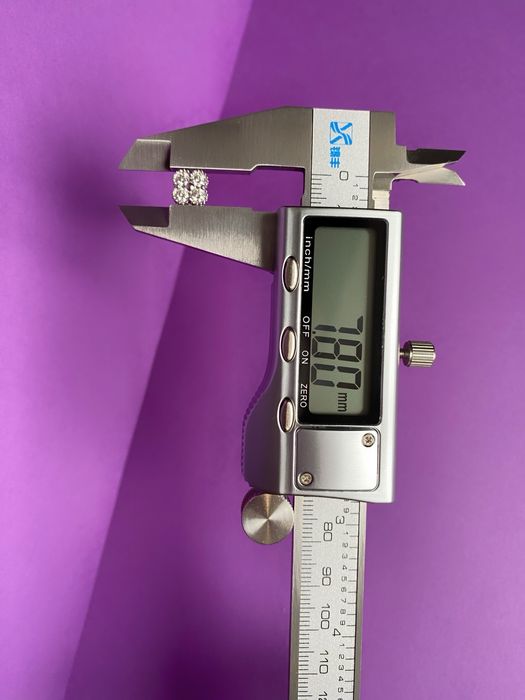 Топ! Серебряные сережки с бриллиантами-муассанитами