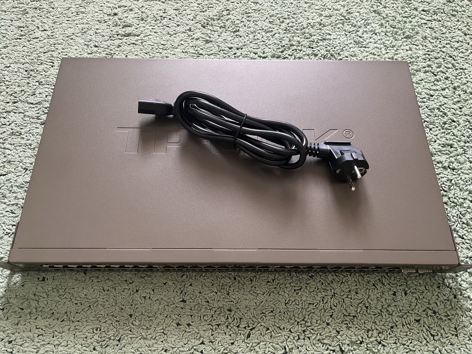 Керований Комутатор / Світч TP-Link TL-SL2452WEB. 48× 10/100 Mbps, 4× Gigabit RJ-45