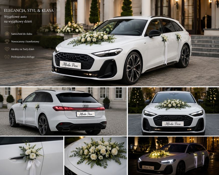 Nowe Audi A5 Avant 2025 S-line do ślubu i nie tylko