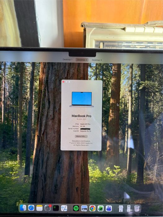 MacBook Pro 16” - 32 GB RAM / 512 GB SSD / 2021