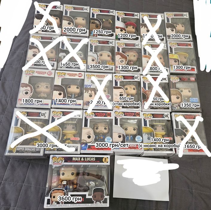 Stranger things дивні дива funko pop фанко поп barb will joyce hopper