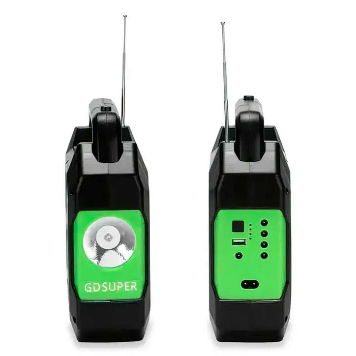 Зарядная станция GD15 35000мА + Power bank фонарь лампы панель зарядка