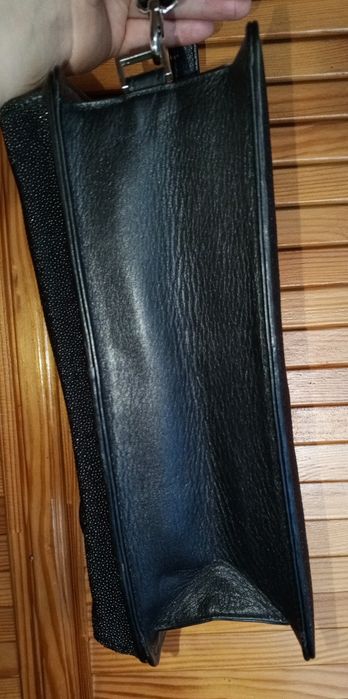 Барсетка мужская Mosart Custini из натуральной кожи морского ската.