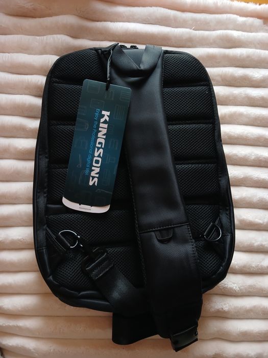 Сумка рюкзак через плече  Kingsons 13 дюймів, з USB-зарядкою, водонепр