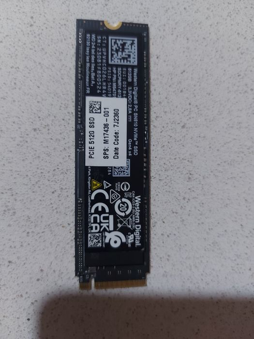 Disco M2 NvME 512 GB Wd64169647617025123