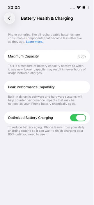 iPhone 13 Mini + extras. 83% Capacidade de Bateria