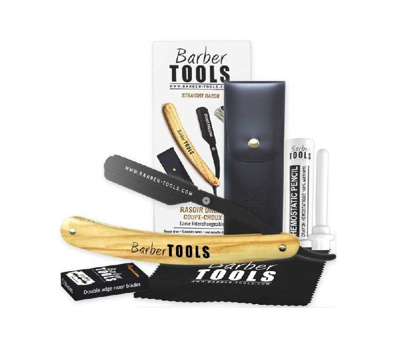 Navalha para desenho barba com laminas dupla com estojo Prenda Natal