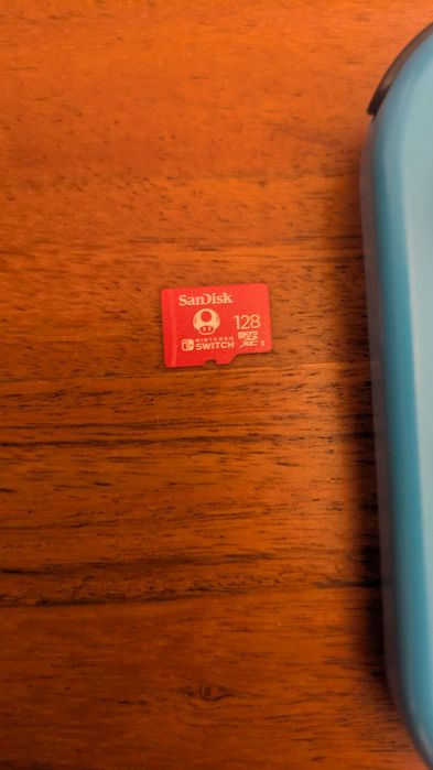 Nintendo Switch + Acessórios + cartão microSD 128 GB