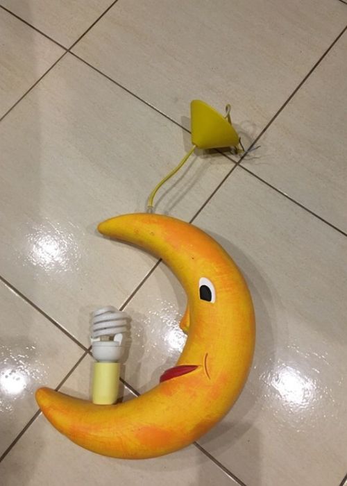 Żyrandol lampa księżyc