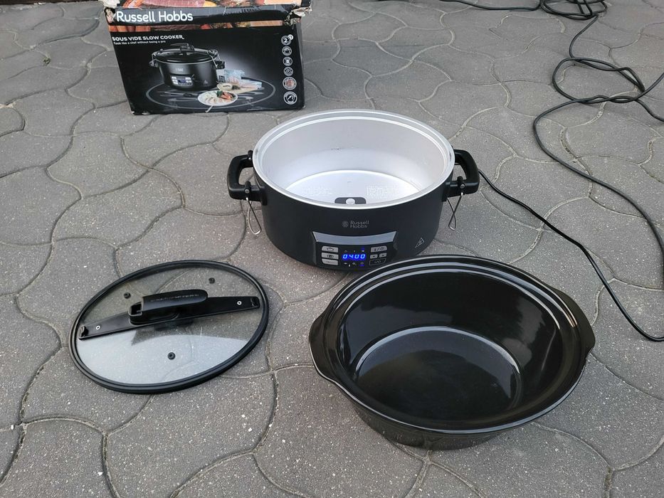 Wolnowar 3w1 Russell Hobbs Slow Cooker 6,5l Slow Cooker Sous Vide 350w