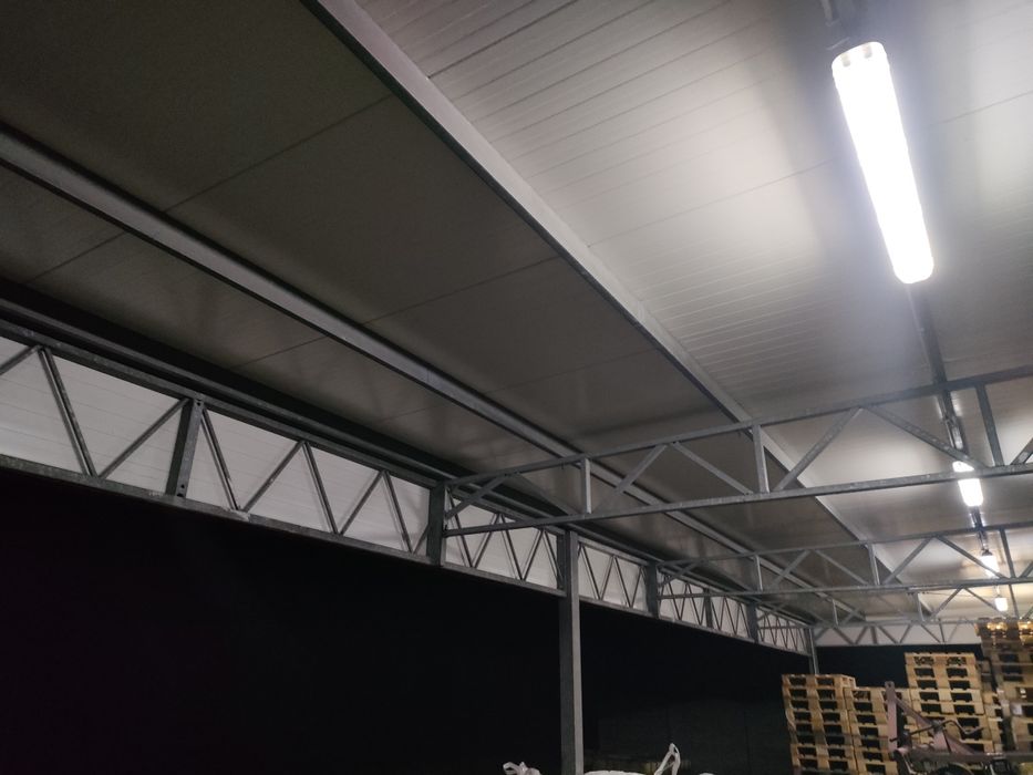 Kratownice ocynkowane 9m ze spadkiem.