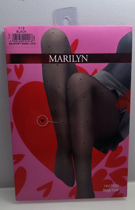 Marylin nowe rajstopy czarne Magic Love 1/2