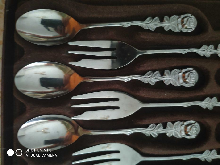 Conjunto talheres de chá