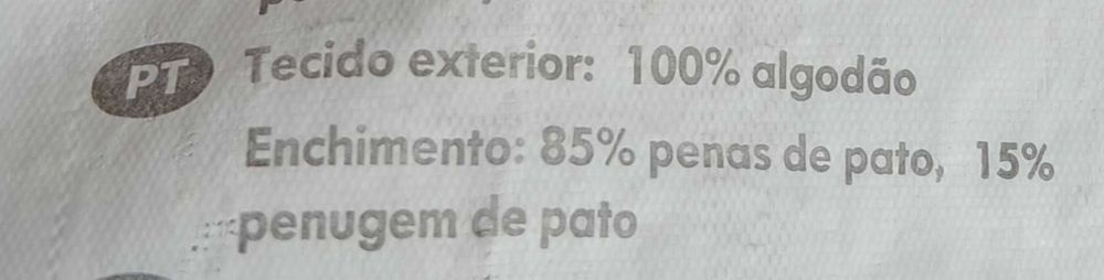 Edredon 100% penas (240 X 220 cm)