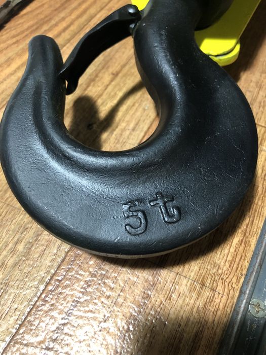 Гак Крюк поліспаст  5т на лебідку, тельфер, кран гак монтажний