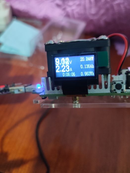 Мощная USB-нагрузка и USB-тестер JUWEI JW-D2LCDS-35W (J7-f) + триггер