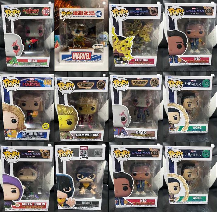Funko Pop фігурки Marvel, Star Wars, Disney, DC