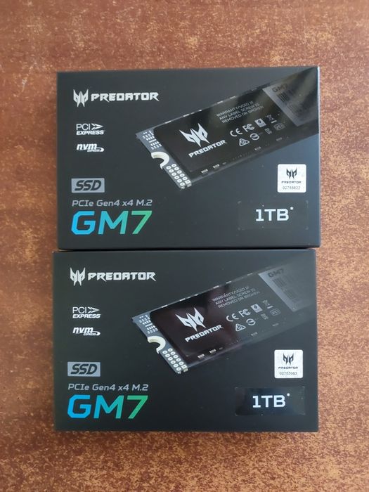 SSD 1tb predator 7400mb/s