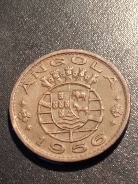 1 escudo	- Angola	1956 - Bronze - Soberba