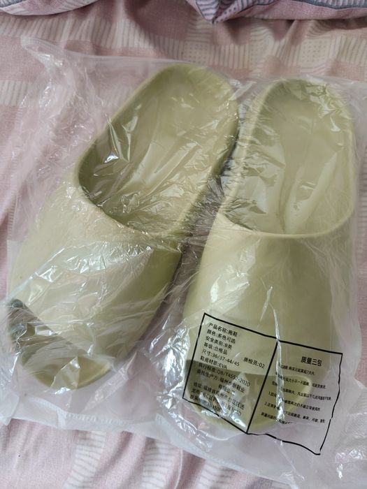 Тапочки чоловічі EVA зелені 44-45 розмір літні з товстою підошвою