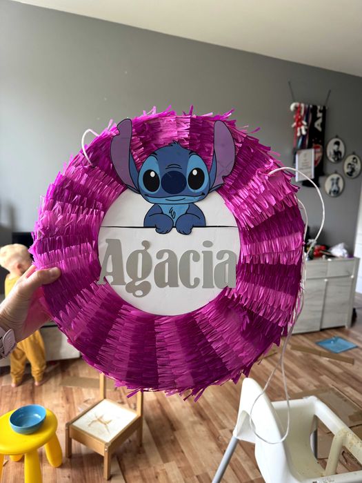 Piniata Stitch z imieniem i wiekiem