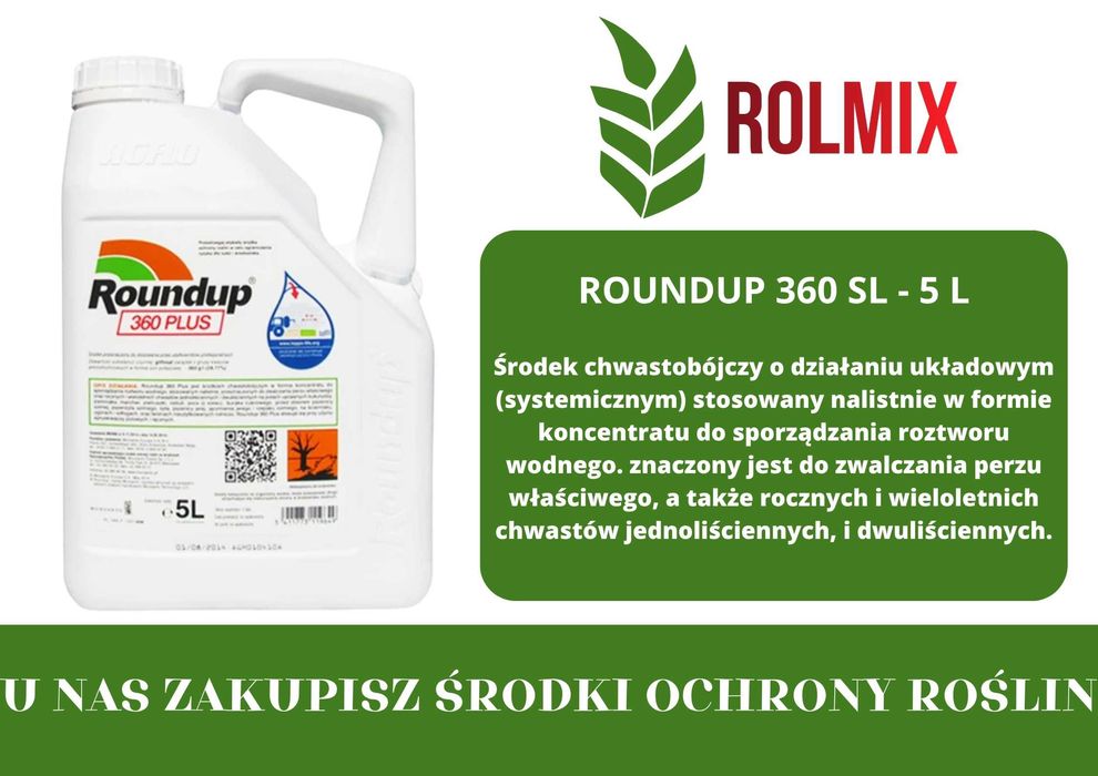 Roundup 360 SL 5 L - Herbicyd