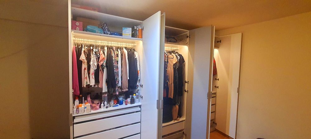 Roupeiro seis portas IKEA branco