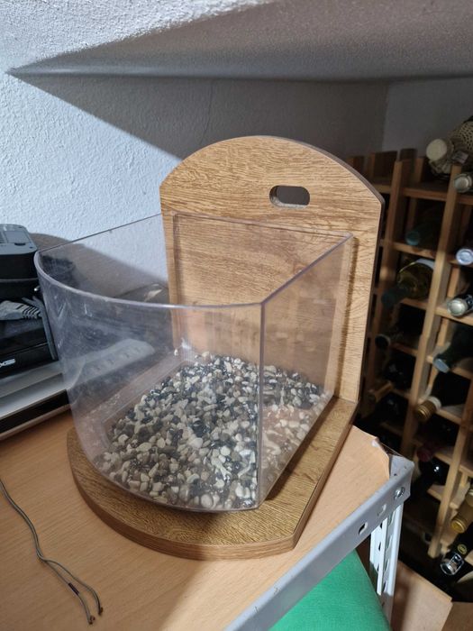 Aquário pequeno completo (acessório na descrição)