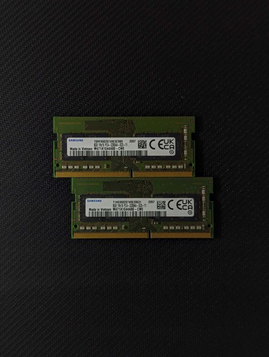 DDR4 16GB Samsung (2X8) 3200 MHz SO-DIMM Оперативна пам'ять