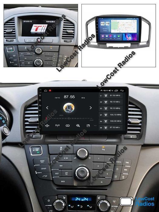 Auto Rádio 9' OPEL INSIGNIA | GPS Android 15 BT USB APPS WIFI | CARPLAY • ANDROID AUTO