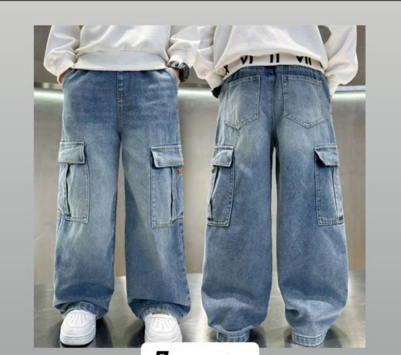 Джинси baggie для хлопчика/дівчинки 140-146