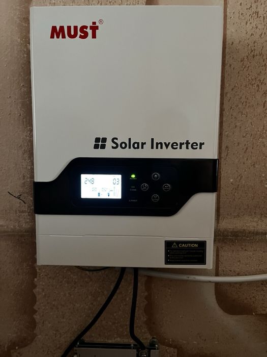 Інвертор Must 3.2кВтSmart BMS+батареї LifePot4 Ave 105Ah