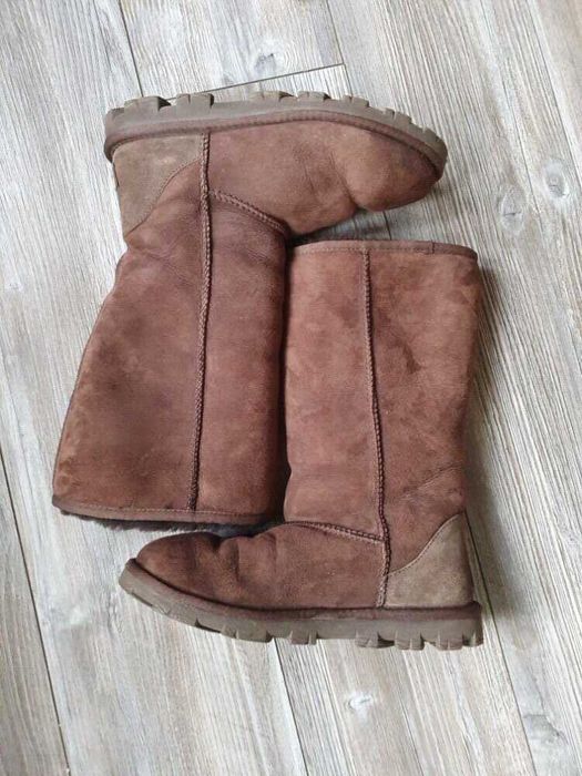 Уггі високі шкіра овчина Ugg Australia 39р оригінал