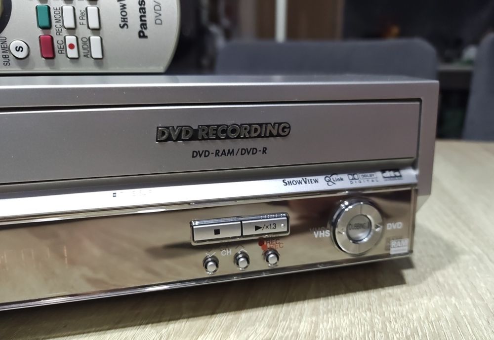 Panasonic DMR-E75V #Nagrywarka DVD VHS #S-VHS #6HD #Super Drive #SQPB