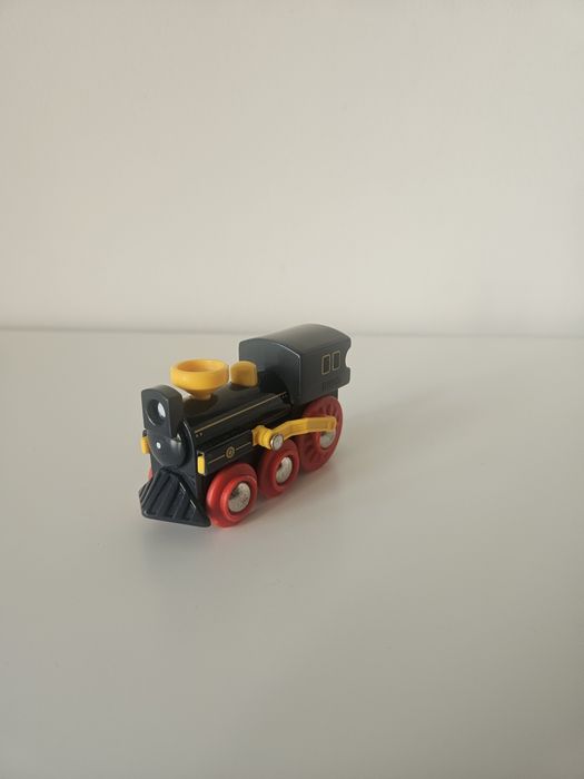 Drewniana lokomotywa BRIO 33617 Zabytkowy Parowóz do kolejki