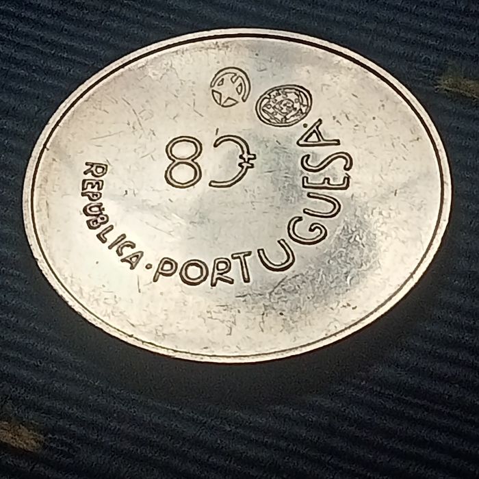 moeda 8 euros D Henrique o navegante