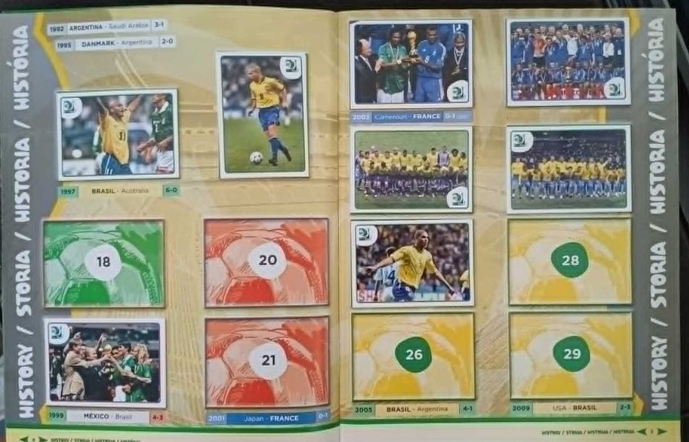 Caderneta de Cromos – Taça das Confederações - BRASIL 2013