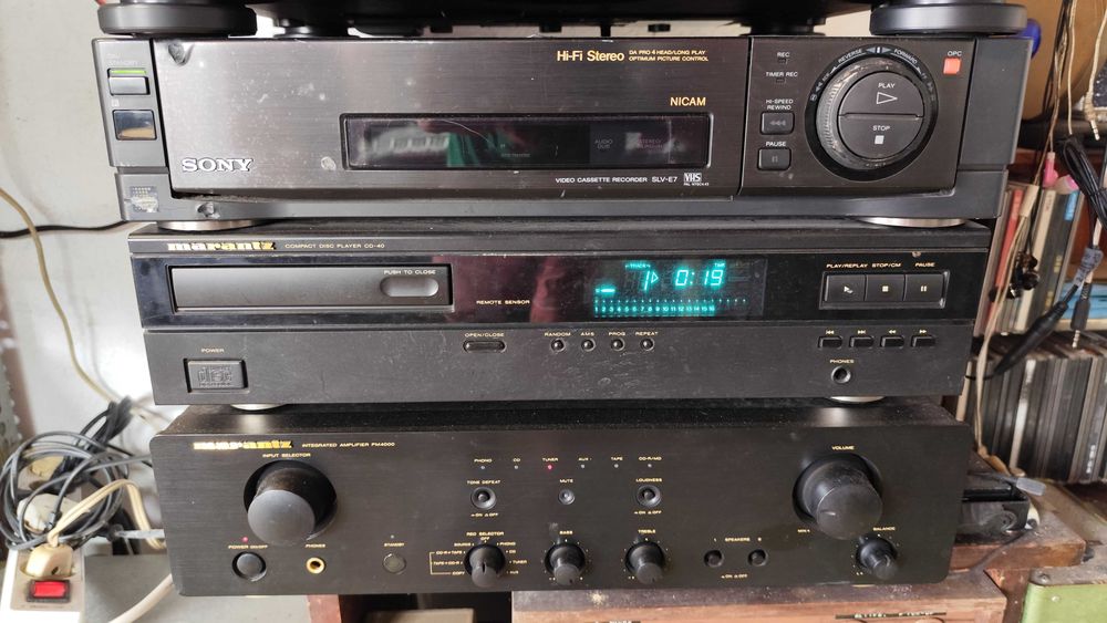 Aparelhagem Marantz - Sony