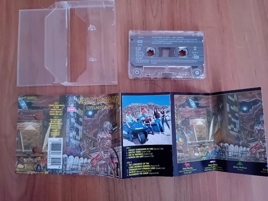 Iron Maiden Somhere in time Kaseta DB