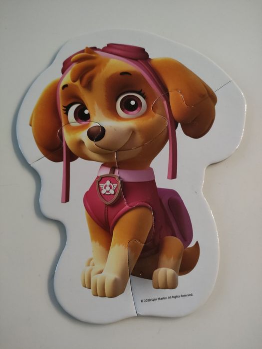 Puzzle 2+ Trefl Psi patrol 4 układanki + zwierzątka 3-6 elementów