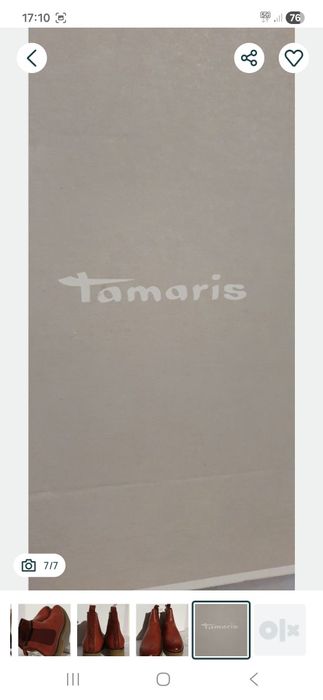 Botki nowe damskie Tamaris Rozmiar 42