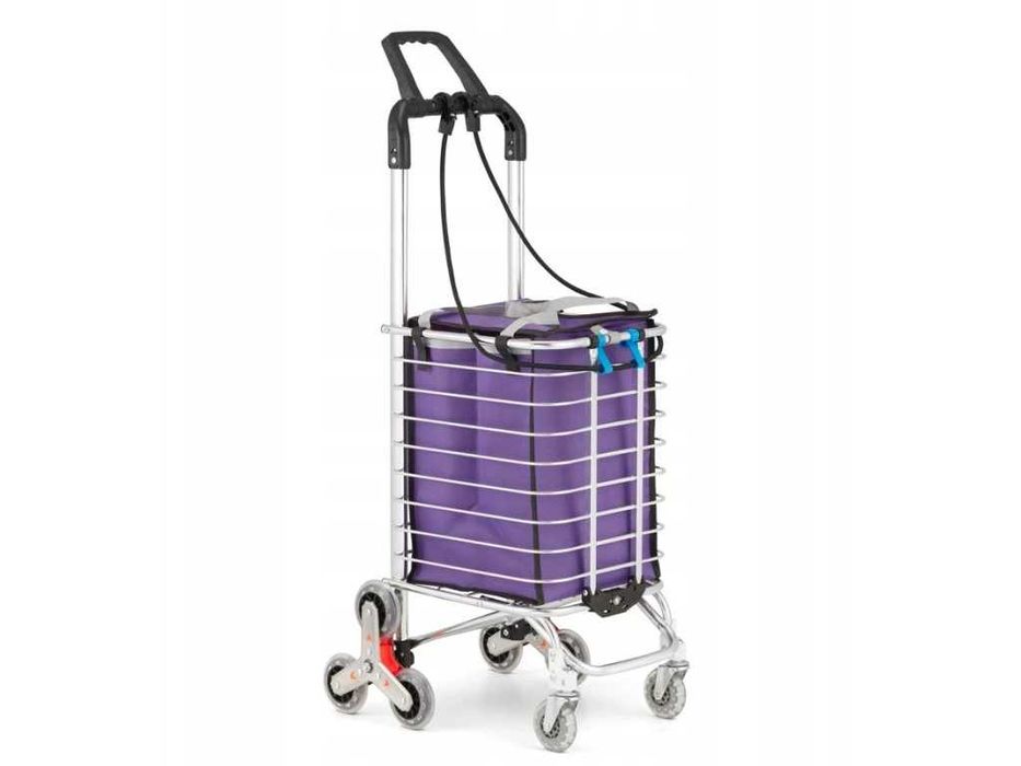 Wózek na zakupy składany schodowy